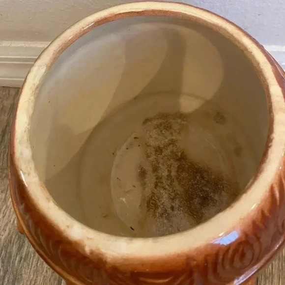 Vintage 1950s Cookie Barrel Brown Cookie Jar - Picture 5 of 10